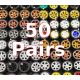 [BULK-BUY] Bag o' Wheels (10.8), 50 sets