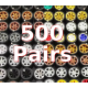 [BULK-BUY] Bag o' Wheels (10.8), 500 sets
