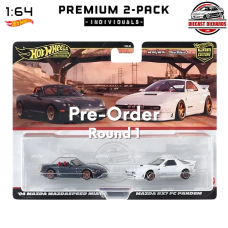 [PRE-ORDER] #1 Mazda Miata Mx-5 and Rx-7 FC, HW Premium 2-pack